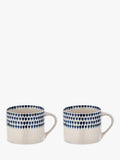nkuku indigo drop ceramic mug set 200ml UK version
