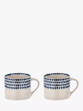 nkuku indigo drop ceramic mug set 200ml UK version