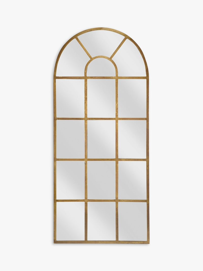 nkuku full length arch window wall mirror 180x80cm - British product