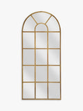 nkuku full length arch window wall mirror 180x80cm - British product