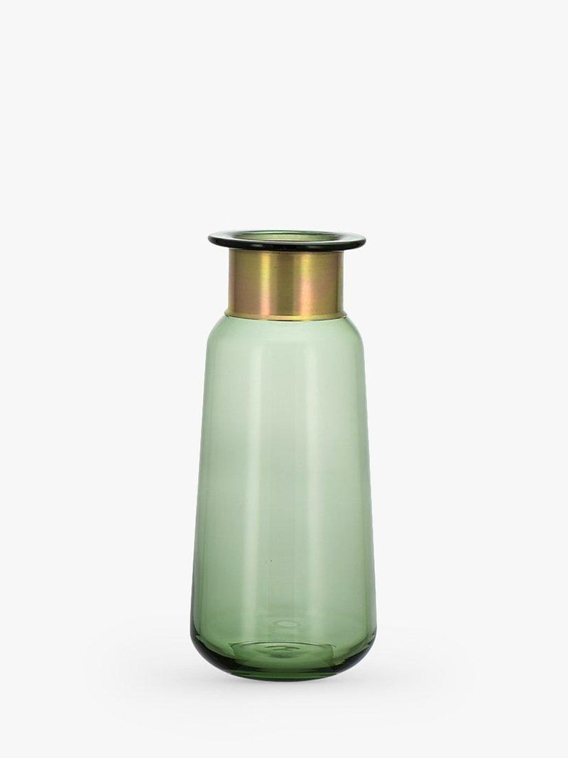 nkuku Miza vase decorative glass 32cm height, imported from the UK