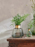 nkuku Miza vase decorative glass 32cm height, imported from the UK