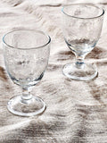 nkuku Yala wine glass set of 4 240ml clear (British brand)