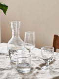 nkuku Yala wine glass set of 4 240ml clear (British brand)