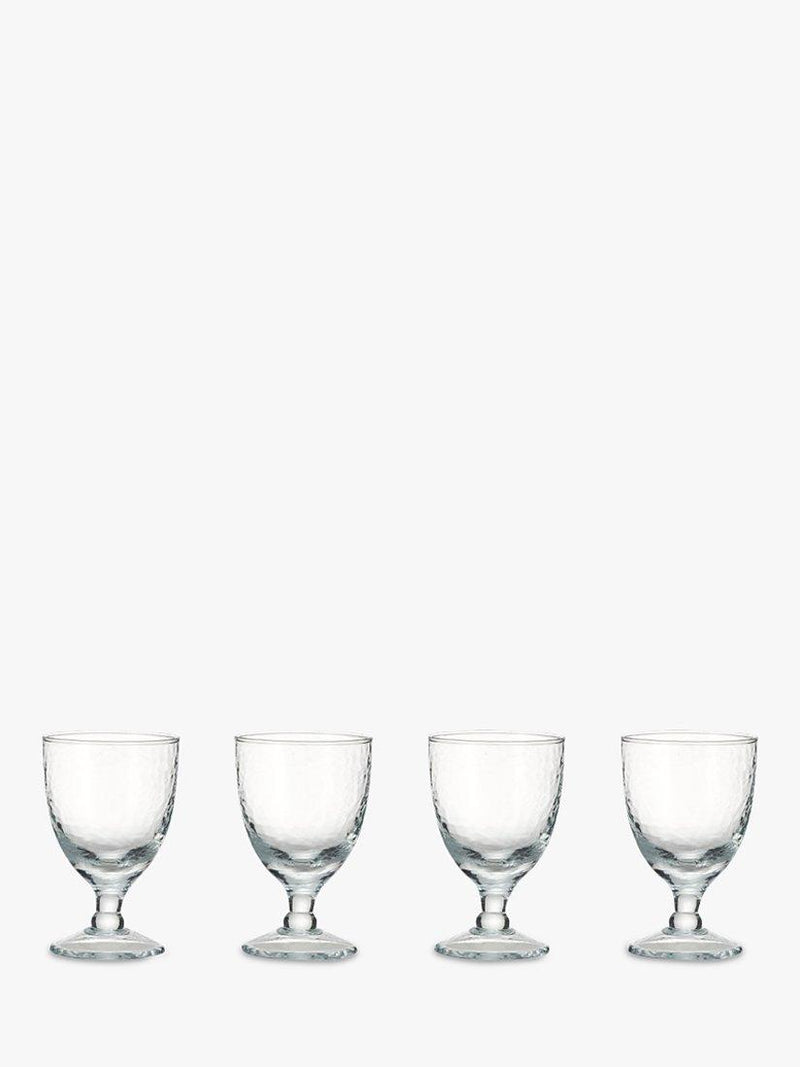 nkuku Yala wine glass set of 4 240ml clear (British brand)