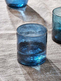 nkuku Yala hammered glass tumbler set of 4 325ml (British brand)