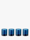 nkuku Yala hammered glass tumbler set of 4 325ml (British brand)
