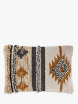 John Lewis nkuku Tussi Sia Cushion Cover, Mustard/Grey, 40 x 60cm- Buy online at McGrocer