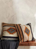 nkuku cushion cover in mustard and grey, imported from the UK