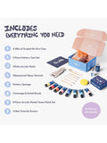 Sculpd pottery starter bundle with gloss varnish and pastel paint set, UK version