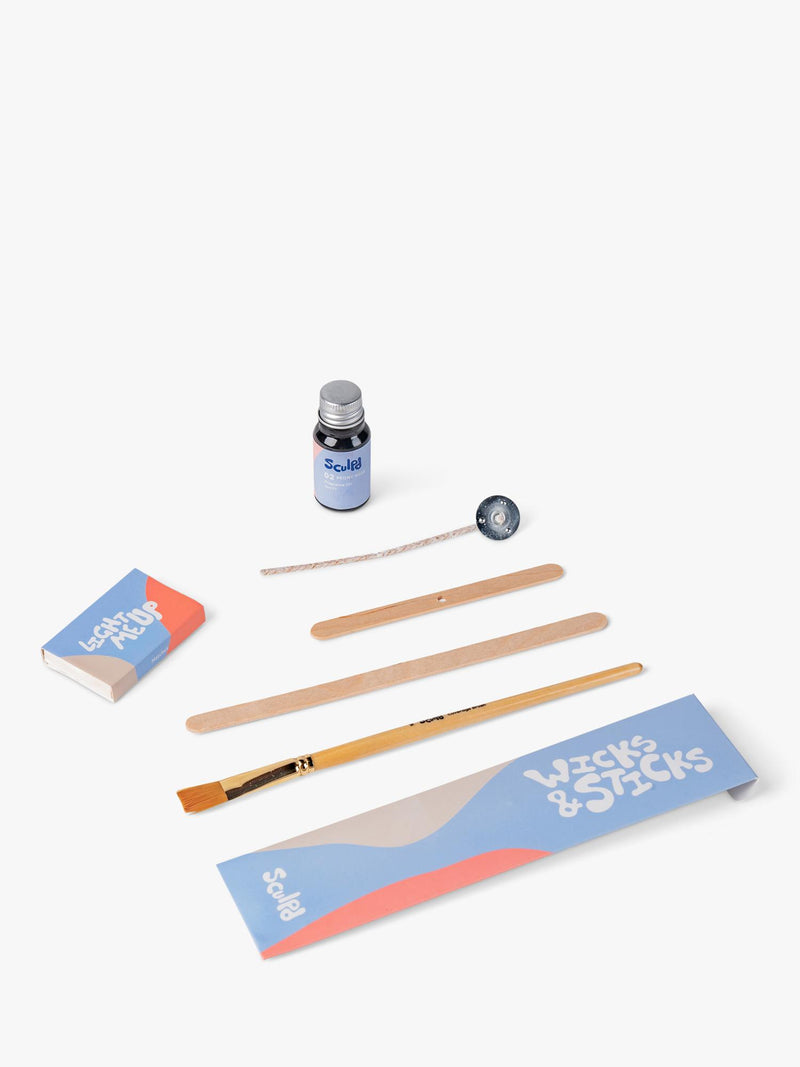 Sculpd candle making kit rose and peony (British brand)