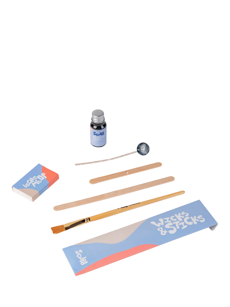 Sculpd candle making kit rose and peony (British brand)
