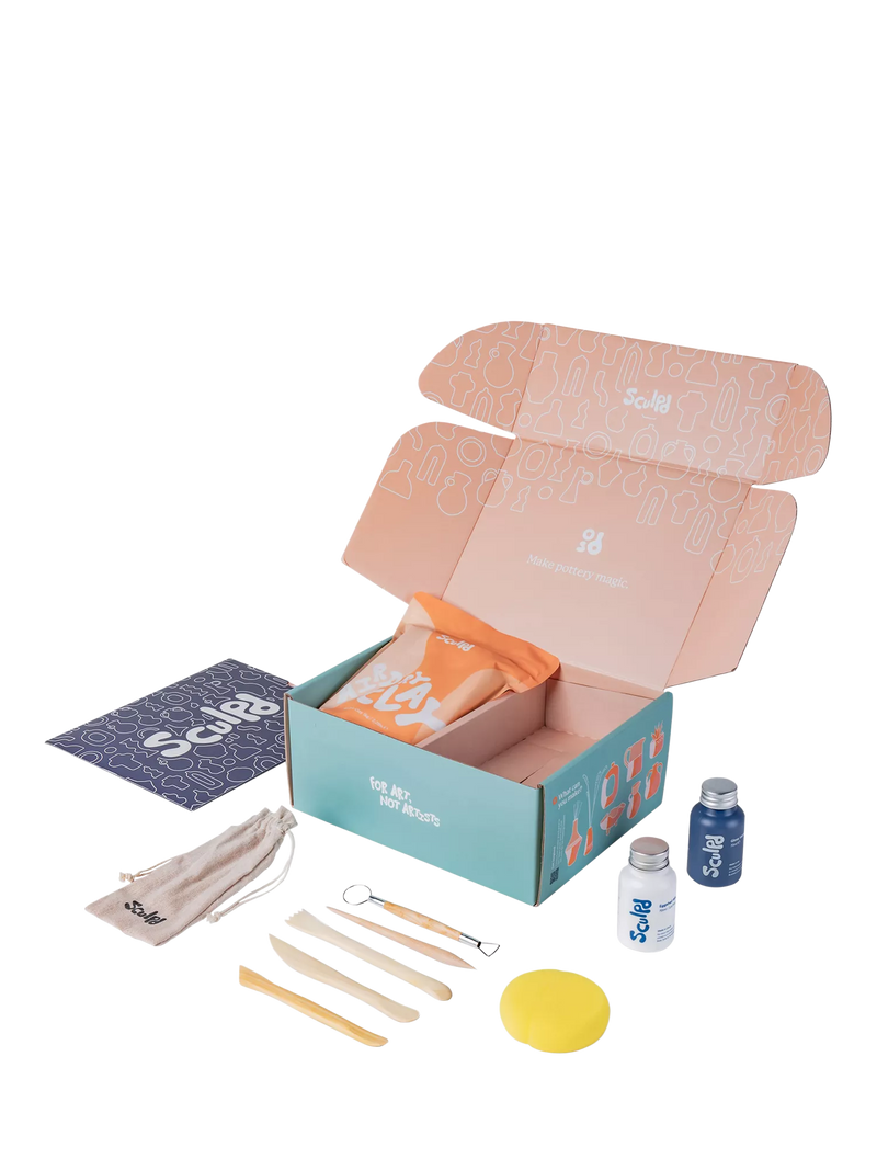 Sculpd pottery starter kit gloss finish 2.5kg, imported from the UK
