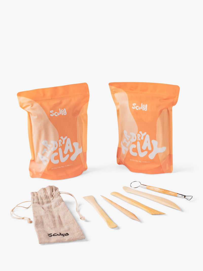Sculpd pottery starter kit gloss finish 2.5kg, imported from the UK
