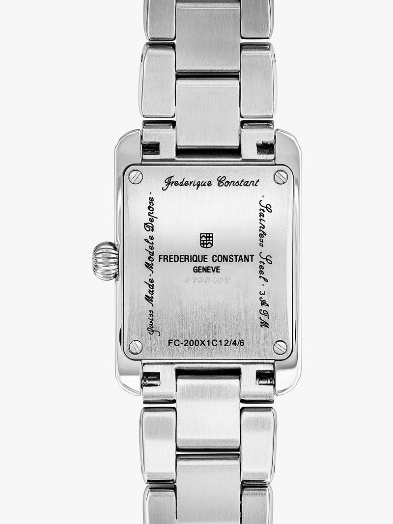 Frederique Constant Carrée women's silver watch 23mm, UK version