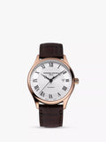 Frederique Constant automatic leather strap watch 40mm - British product