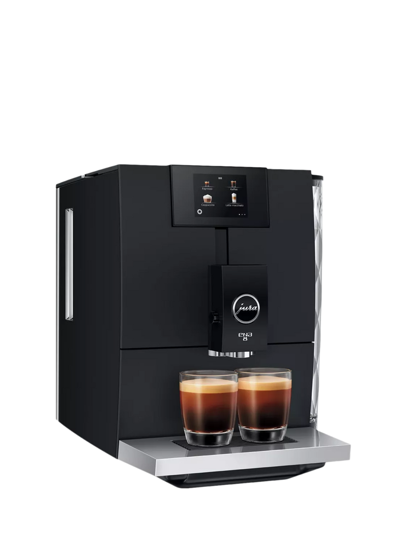 JURA ENA 8 compact coffee machine Metropolitan Black (British brand)