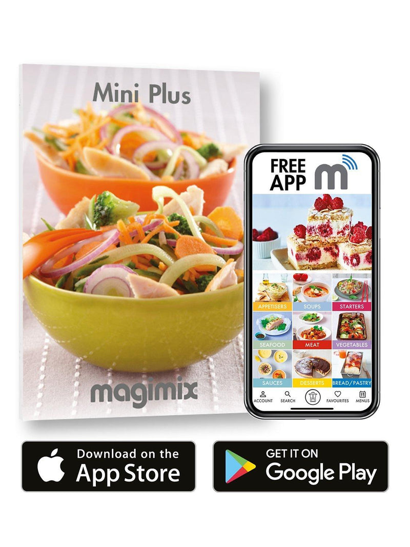 Magimix Le Mini Plus food processor satin finish (British brand)