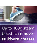 Philips 5000 Series steam iron blue - British product