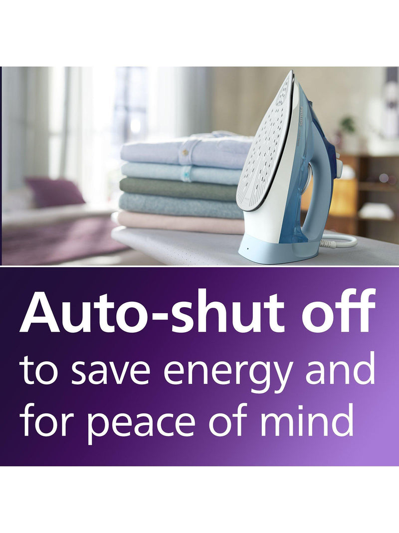 Philips 5000 Series steam iron blue - British product