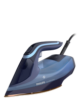 John Lewis Philips Azur 8000 Series SteamGlide Elite Steam Iron, Light Blue, 300ml- Buy online at McGrocer