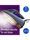 Philips Azur 8000 Series steam iron DST8020/26 Light Blue, UK version