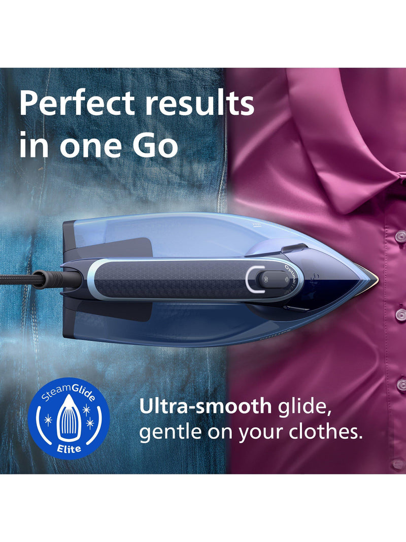 Philips Azur 8000 Series steam iron DST8020/26 Light Blue, UK version
