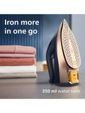 Philips Azur 8000 steam iron dark blue ceramic sole plate, UK version