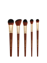 John Lewis Spectrum Pantherine 5-Piece Face Makeup Brush Gift Set- Buy online at McGrocer