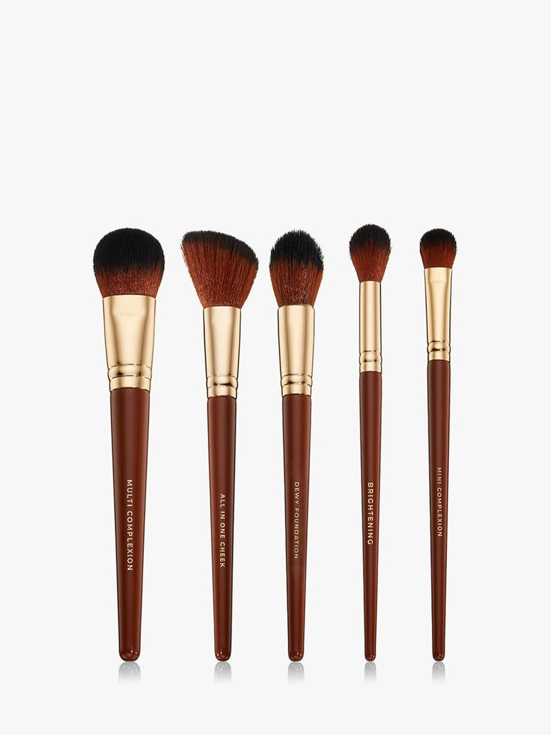 Spectrum Pantherine 5-piece face makeup brush set, UK version