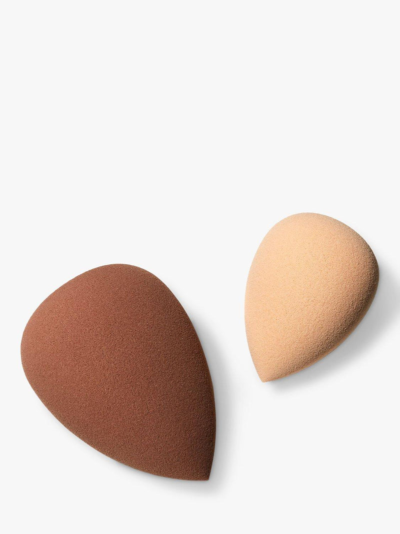 Spectrum Pantherine makeup sponge set with full and half sizes (British brand)
