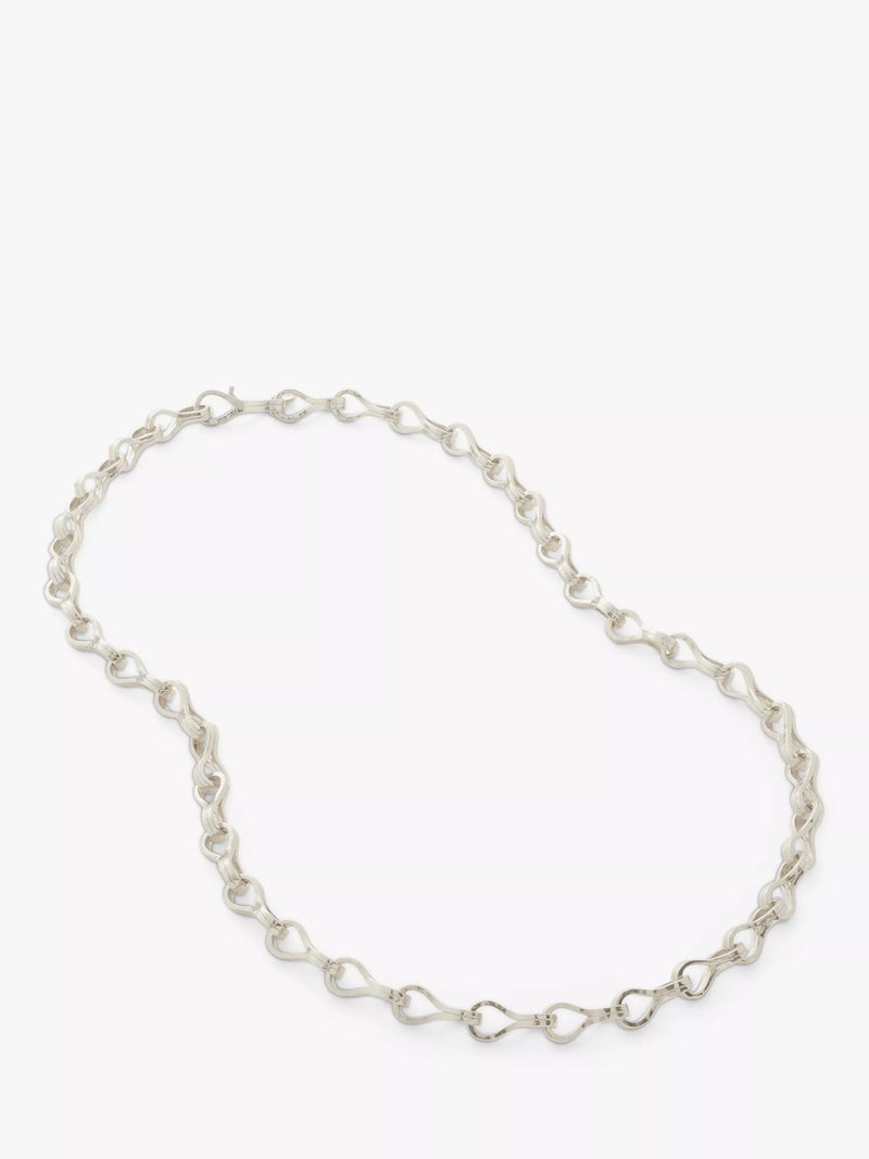 Monica Vinader sterling silver chain necklace 50cm, imported from the UK