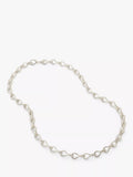 Monica Vinader sterling silver chain necklace 50cm, imported from the UK