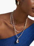 Monica Vinader sterling silver chain necklace 50cm, imported from the UK