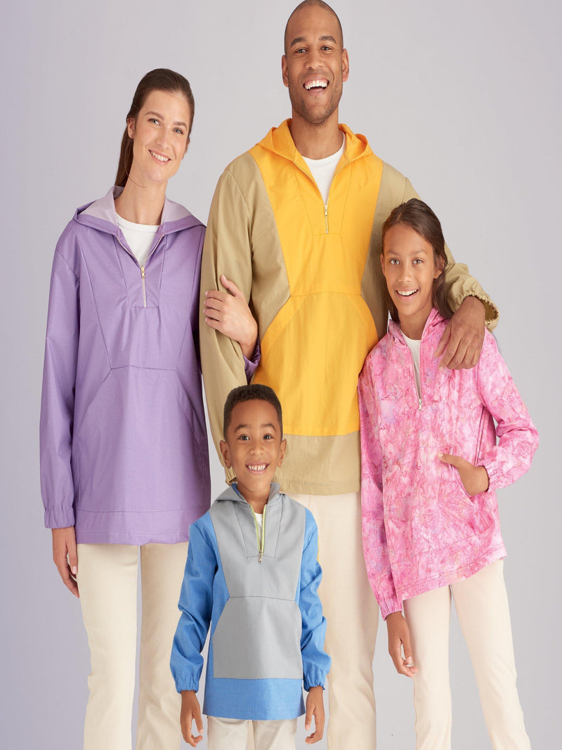 Simplicity sewing pattern S9481 unisex top, UK version