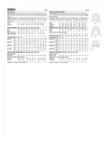 Simplicity misses blouses sewing pattern S9604, UK version