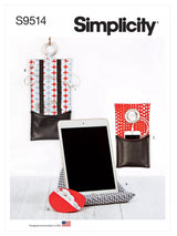 John Lewis Simplicity Tech Accessories Sewing Pattern S9514 OS- Buy online at McGrocer