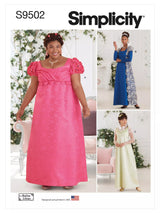 John Lewis Simplicity Misses' and Women's Regency Costumes Paper Pattern S9502- Buy online at McGrocer