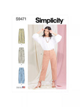 John Lewis Simplicity Misses' Cropped Pants Sewing Pattern- Buy online at McGrocer