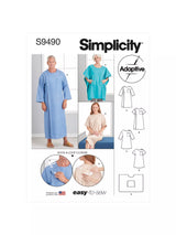 John Lewis Simplicity Unisex Recovery Gowns and Bed Robe Sewing Pattern S9490- Buy online at McGrocer
