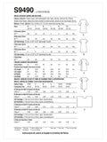 Simplicity recovery gown and bed robe pattern S9490 (British brand)