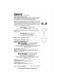 Simplicity sewing pattern bralette and panties - British product
