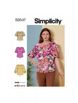 John Lewis Simplicity Misses' Top and Tunic S9547 Sewing Pattern- Buy online at McGrocer