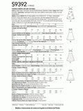 Simplicity sewing pattern for children's jumpers hats and face masks, UK version