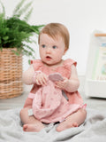Cheeky Chompers baby teether and comforter Rainbow Rose, UK version