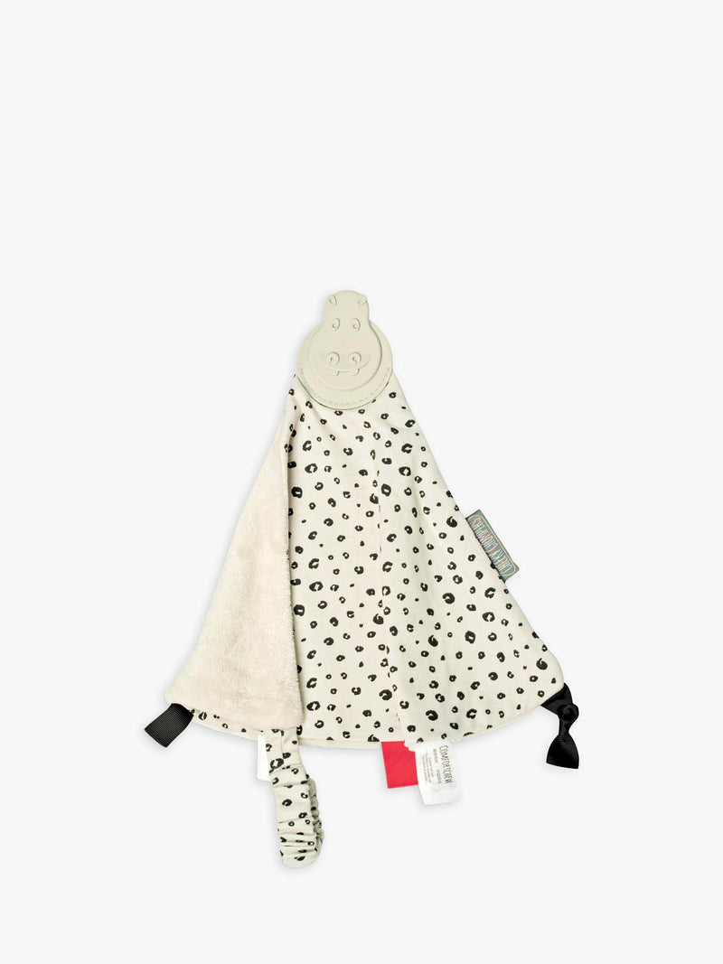 Cheeky Chompers baby teether comforter leopard spot, UK version