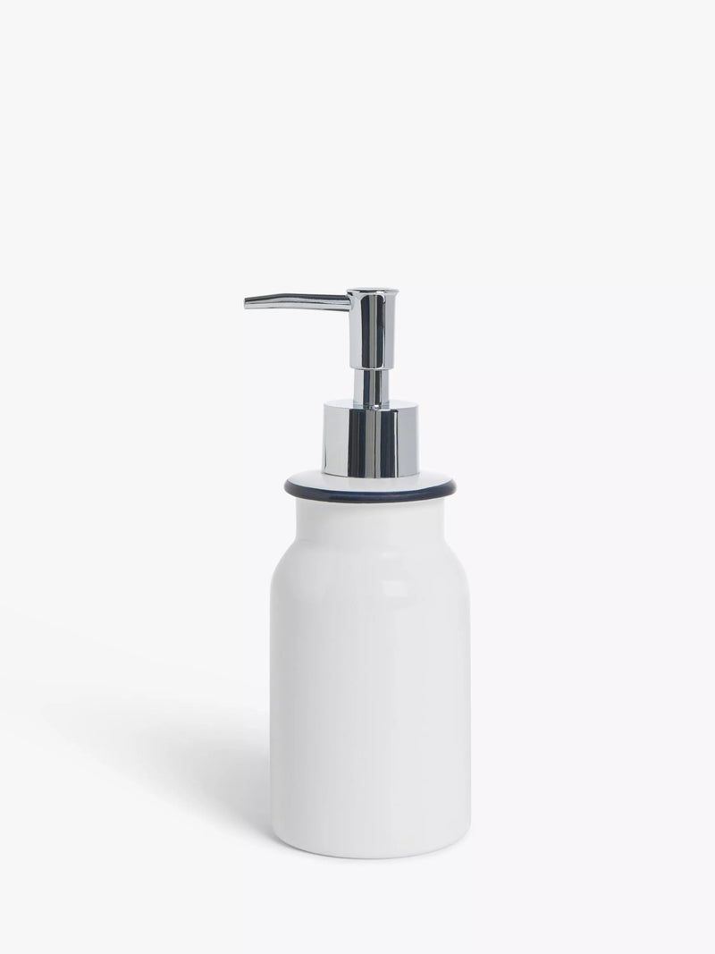John Lewis enamel effect soap dispenser 250ml, imported from the UK