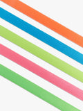 John Lewis neon ribbon 2m pack of 5 - British product