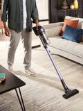 Samsung cordless stick vacuum cleaner in teal violet color (British brand)