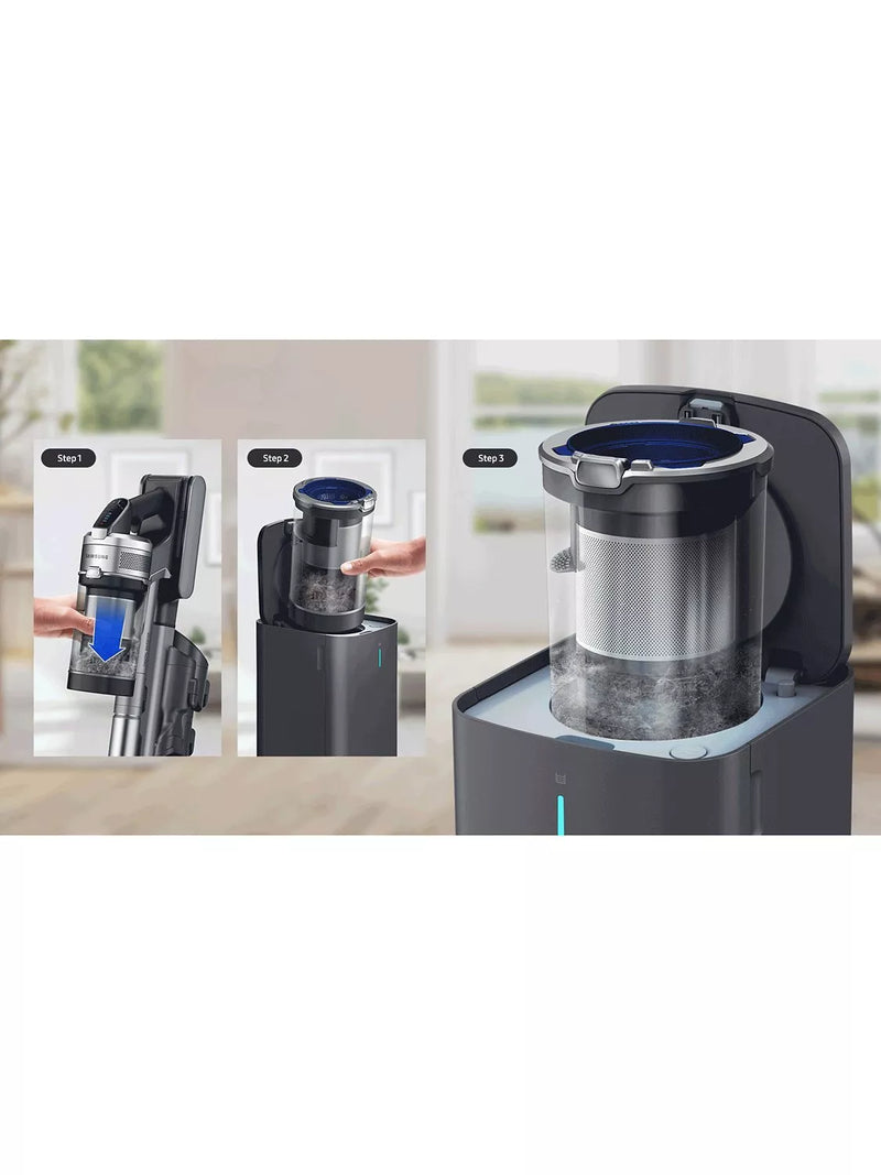 Samsung Clean Station multi-layered filtration vacuum silver, UK version